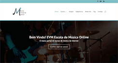 Desktop Screenshot of escolavirtualdemusica.com.br